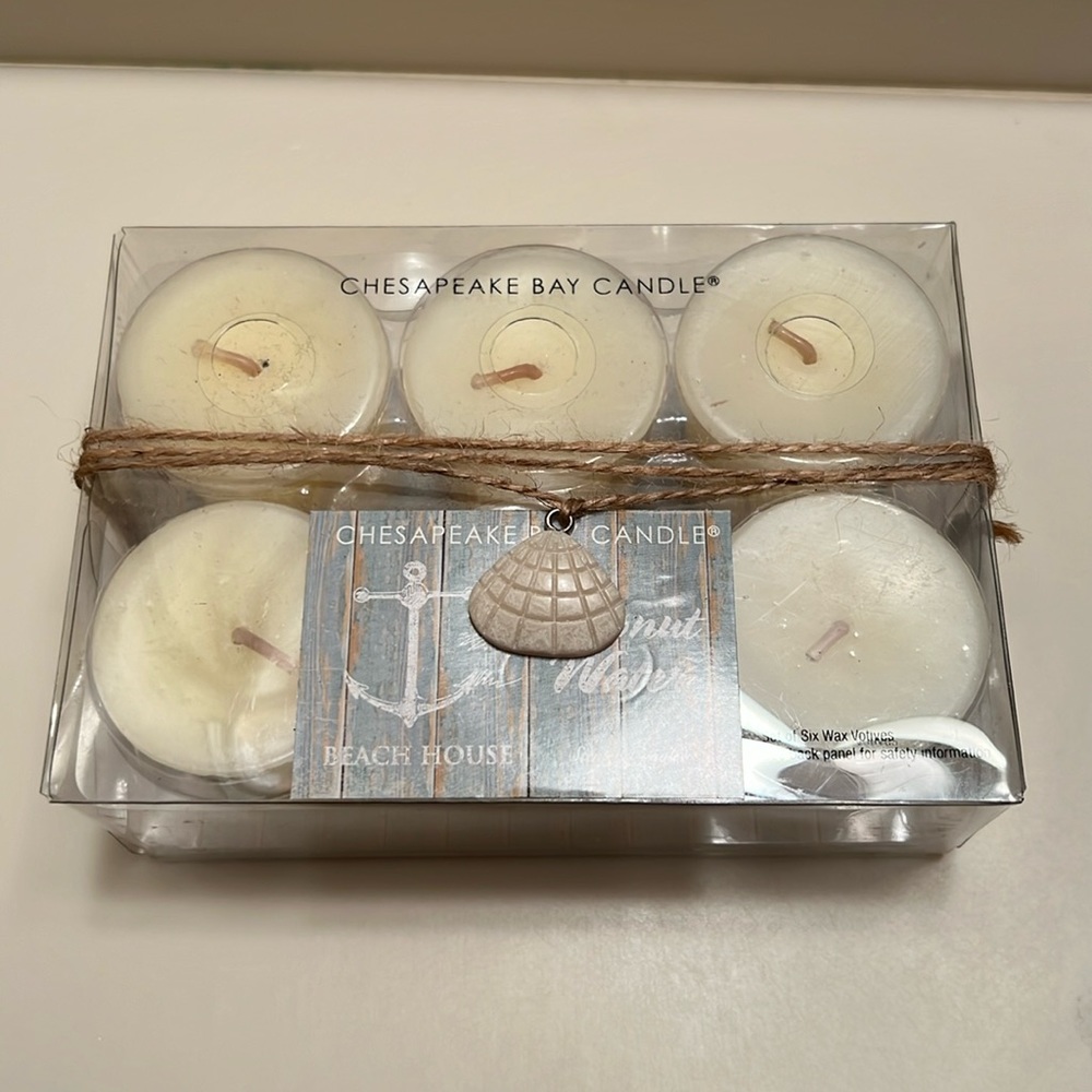 Chesapeake Bay Candle Set of 6 Votives
